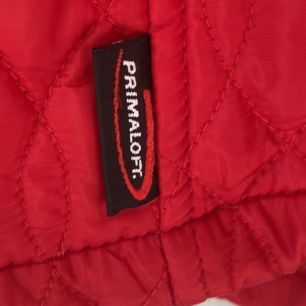 Land’s End Primaloft Red Thin Layer Vest Size Medium - Picture 7 of 8